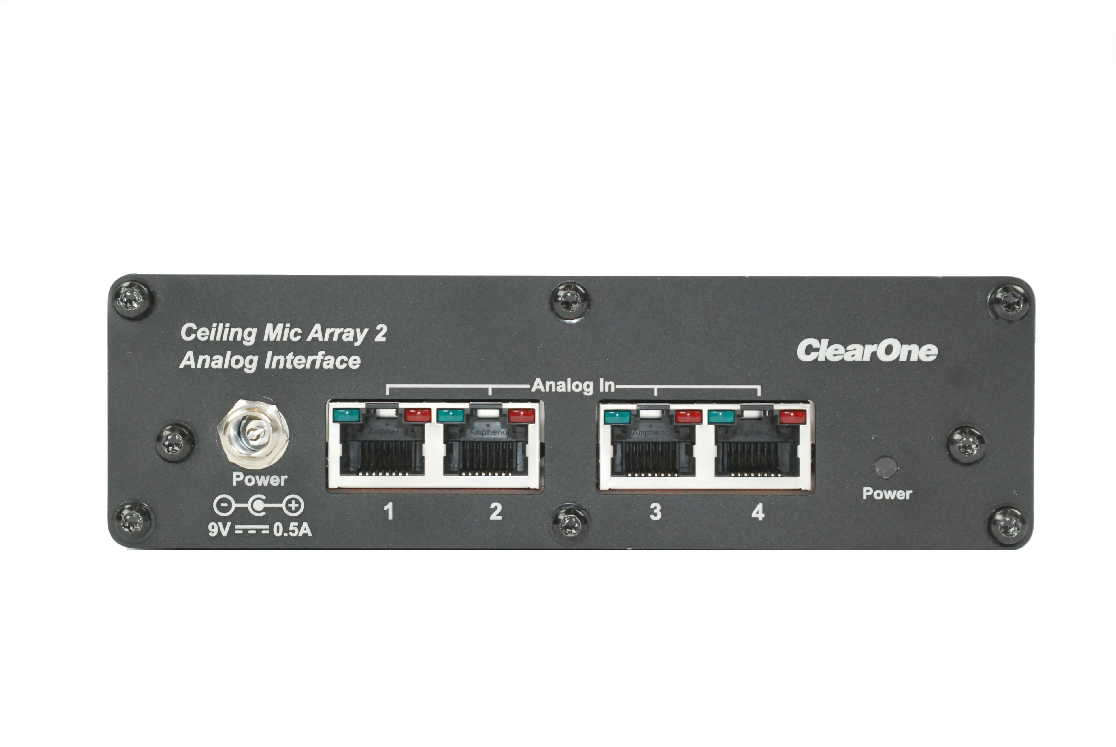 ClearOne CMA2 - Ceiling Mic Array Analog-X 2 Arrays (6 Channels), Black